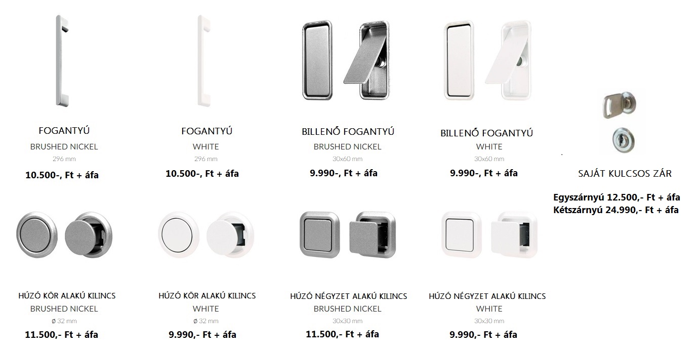 ECLISSE SYNTESIS AREO tapétaajtó fogantyúk ECLISSE SYNTESIS AREO fogantyúk
