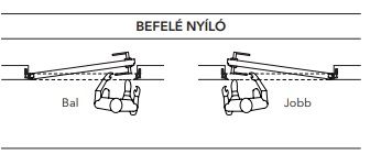 ECLISSE Syntesis Line Battente tapétaajtó illesztés 5.